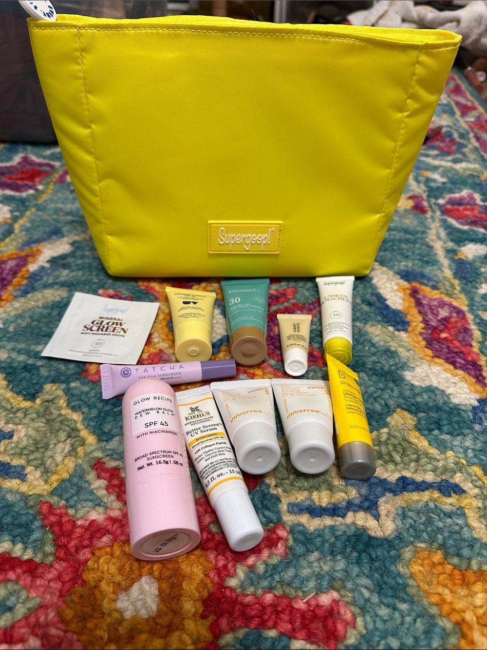 Supergroup! & Sephora sunscreen sample’s